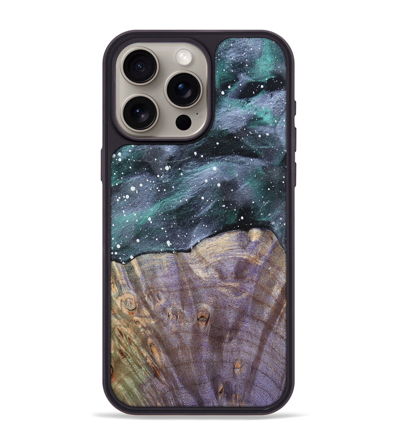 iPhone 15 Pro Max Wood Phone Case - Ieshia (Cosmos, 820052)
