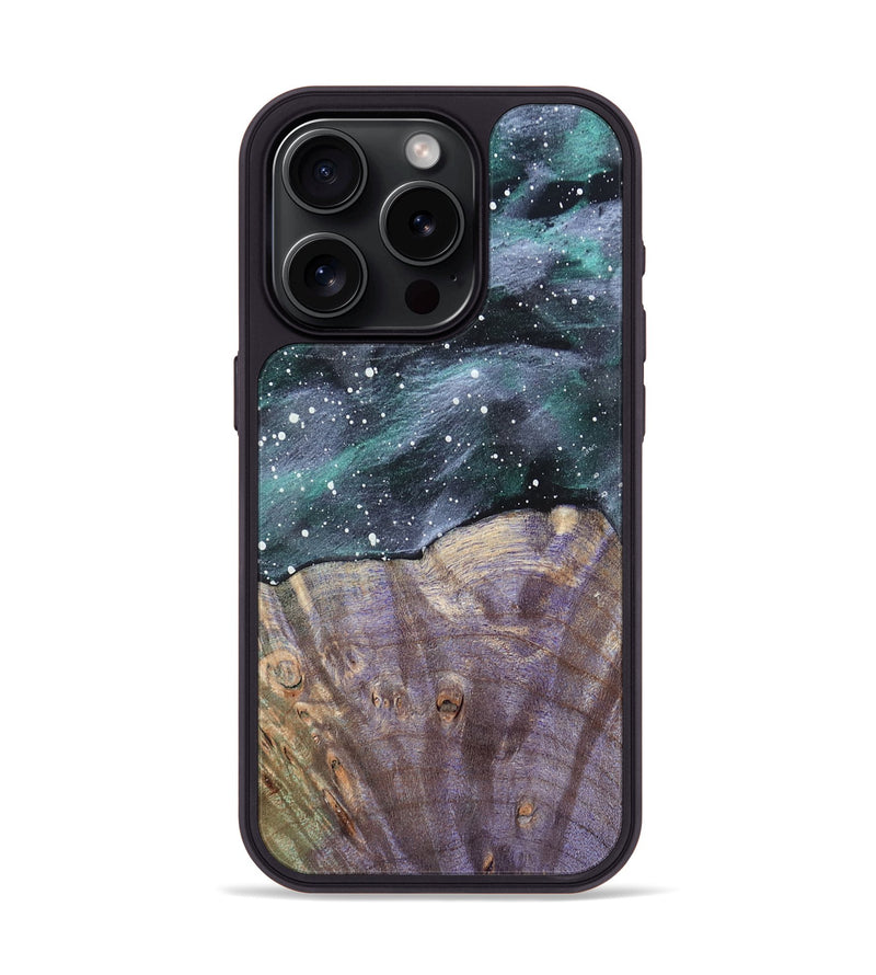 iPhone 15 Pro Wood Phone Case - Ieshia (Cosmos, 820052)