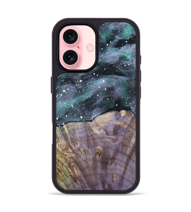 iPhone 16 Wood Phone Case - Ieshia (Cosmos, 820052)