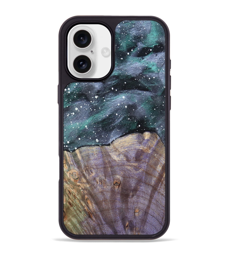iPhone 16 Plus Wood Phone Case - Ieshia (Cosmos, 820052)