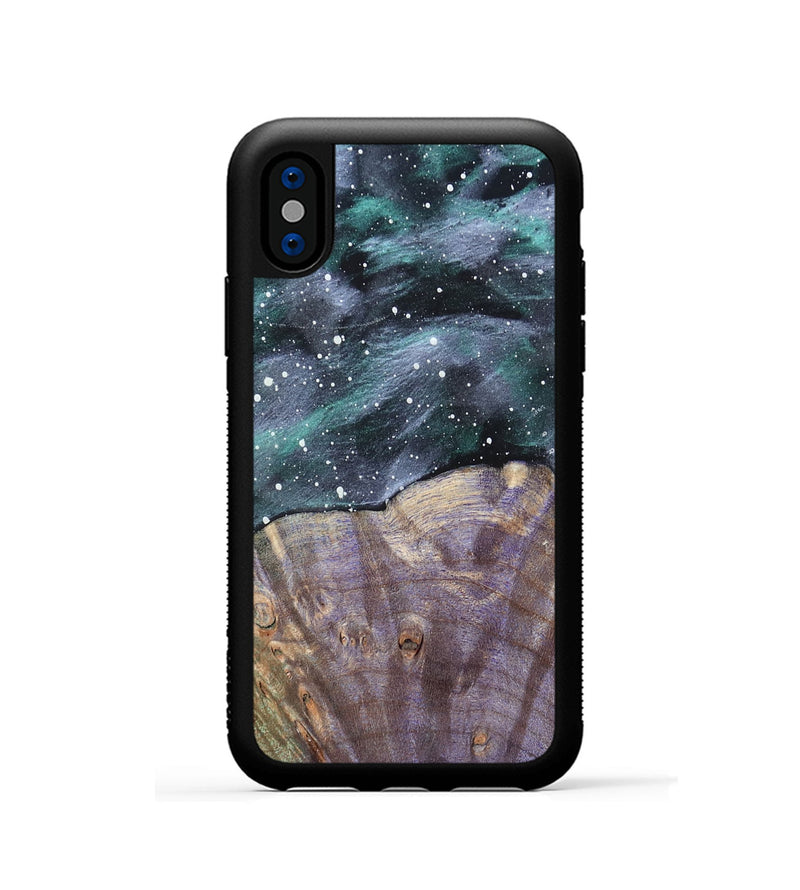 iPhone Xs Wood Phone Case - Ieshia (Cosmos, 820052)