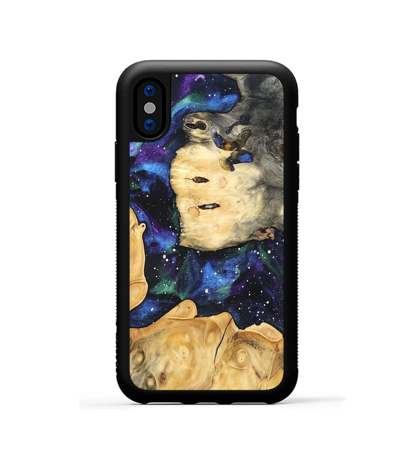 iPhone Xs Wood Phone Case - Elouise (Cosmos, 820053)