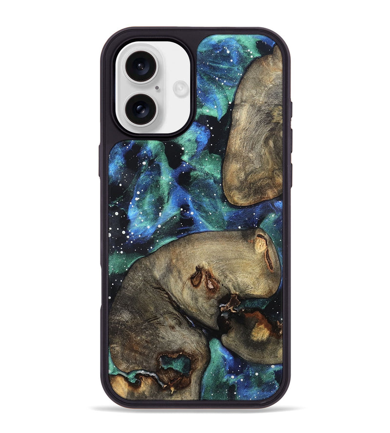 iPhone 16 Plus Wood Phone Case - Alvina (Cosmos, 820055)