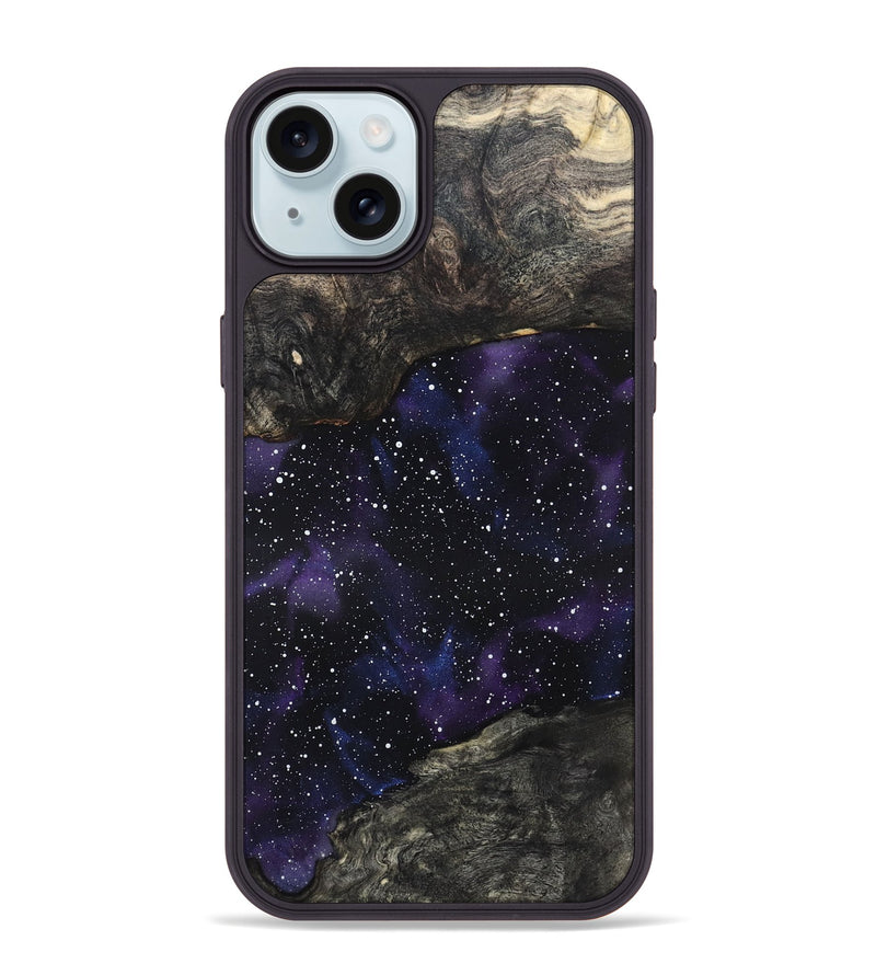 iPhone 15 Plus Wood Phone Case - Janie (Cosmos, 820060)