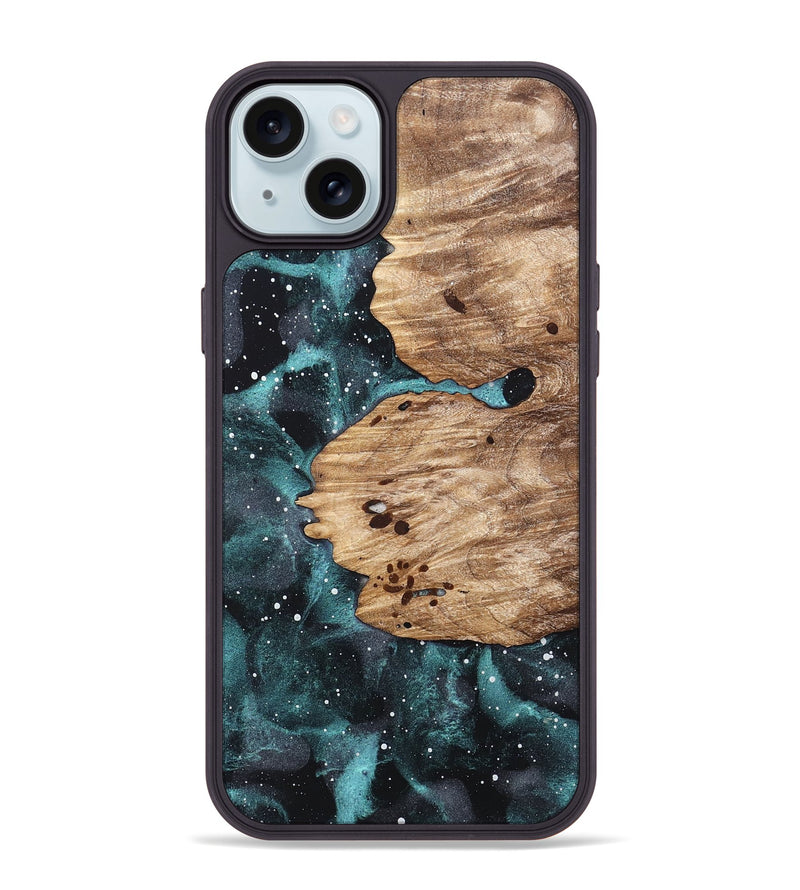 iPhone 15 Plus Wood Phone Case - Jan (Cosmos, 820062)
