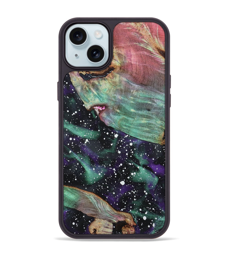 iPhone 15 Plus Wood Phone Case - Carly (Cosmos, 820063)