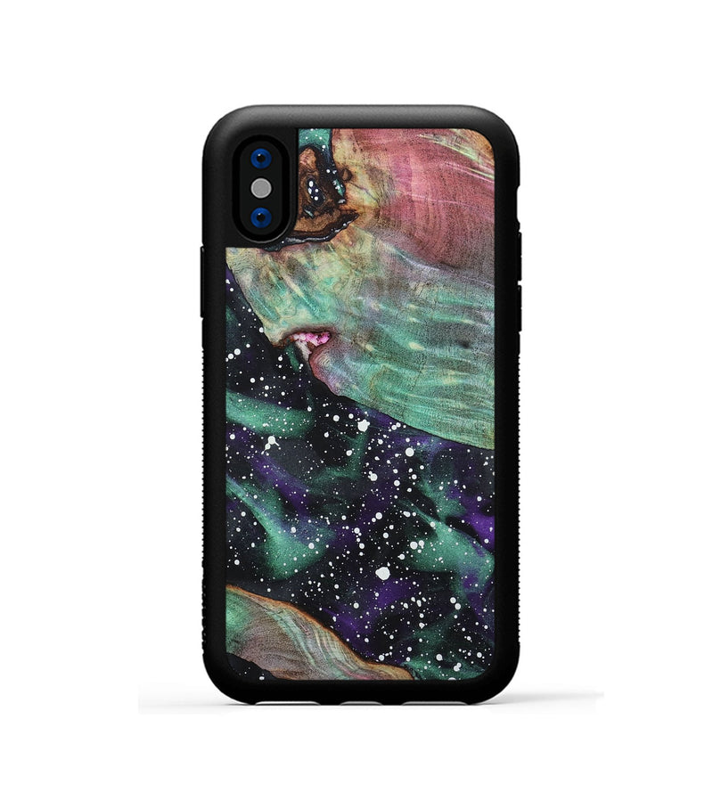 iPhone Xs Wood Phone Case - Carly (Cosmos, 820063)