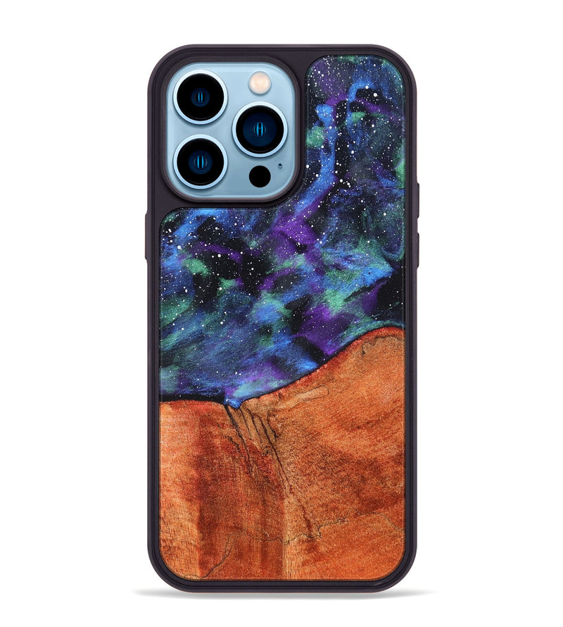 iPhone 14 Pro Max Wood Phone Case - Tiana (Cosmos, 820066)