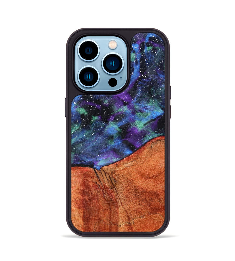 iPhone 14 Pro Wood Phone Case - Tiana (Cosmos, 820066)