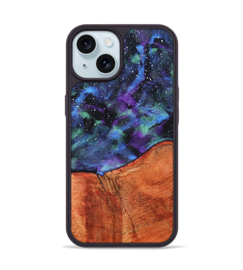 iPhone 15 Wood Phone Case - Tiana (Cosmos, 820066)