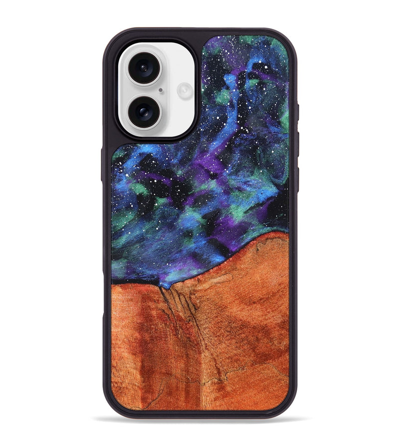 iPhone 16 Plus Wood Phone Case - Tiana (Cosmos, 820066)