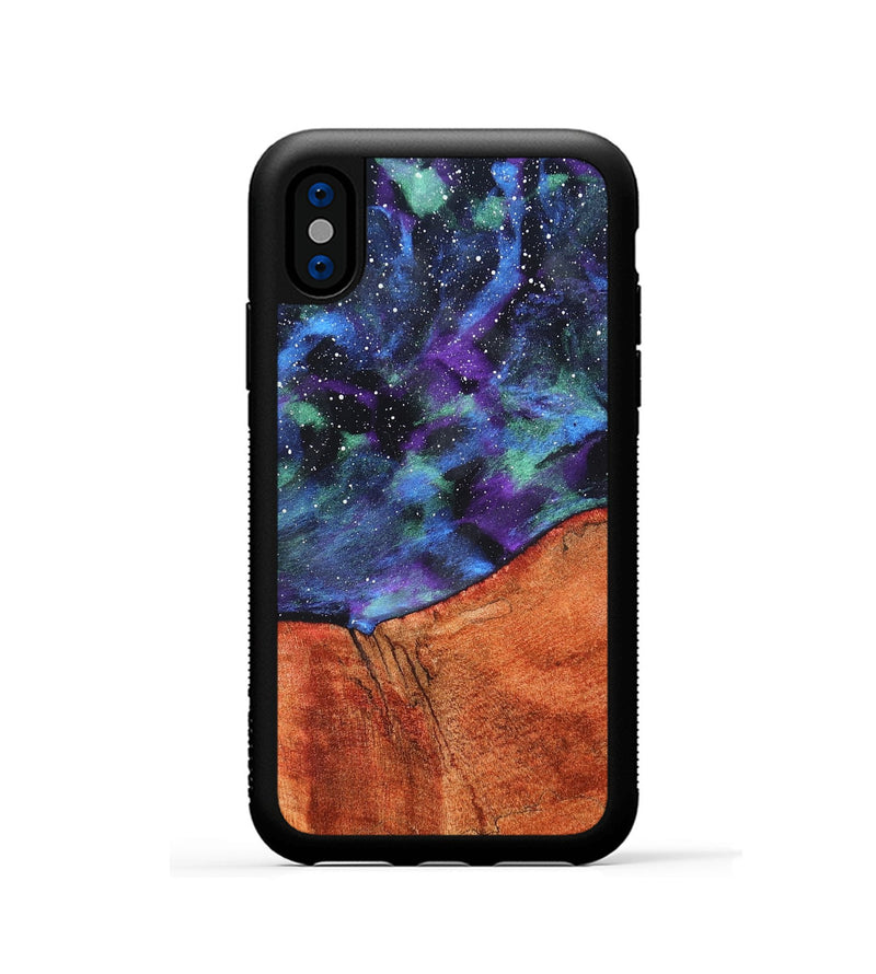 iPhone Xs Wood Phone Case - Tiana (Cosmos, 820066)