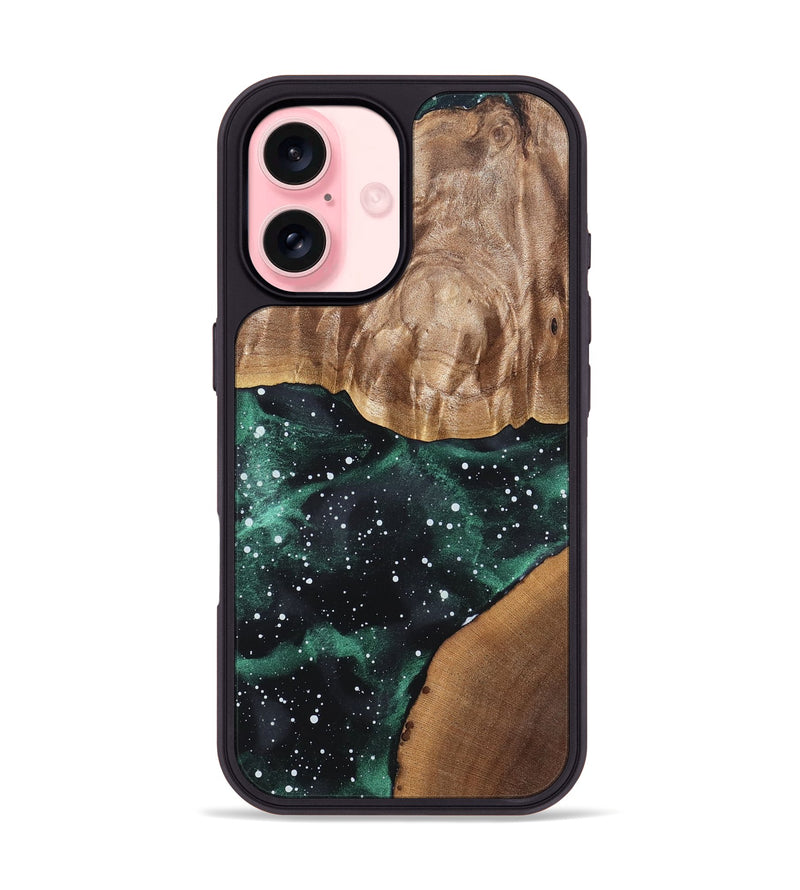 iPhone 16 Wood Phone Case - Jean (Cosmos, 820068)