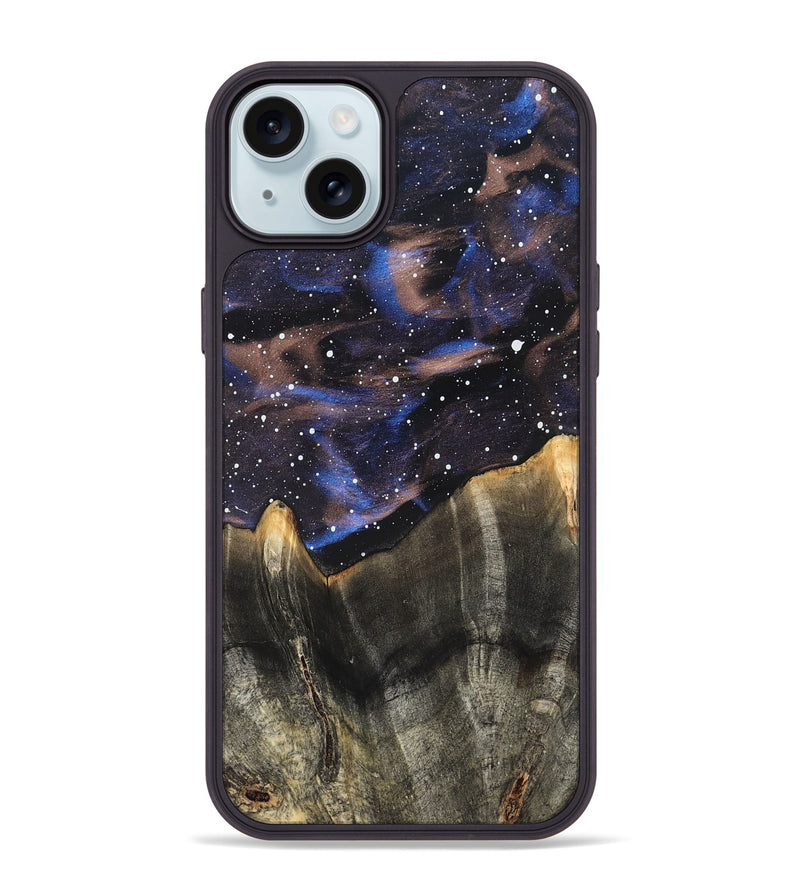 iPhone 15 Plus Wood Phone Case - Lorene (Cosmos, 820070)