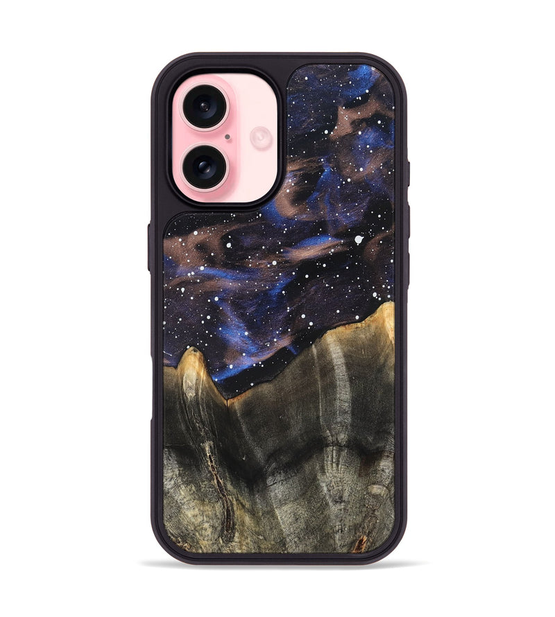 iPhone 16 Wood Phone Case - Lorene (Cosmos, 820070)