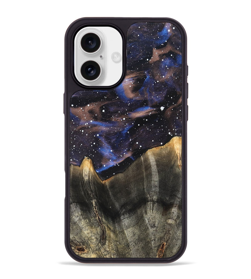 iPhone 16 Plus Wood Phone Case - Lorene (Cosmos, 820070)