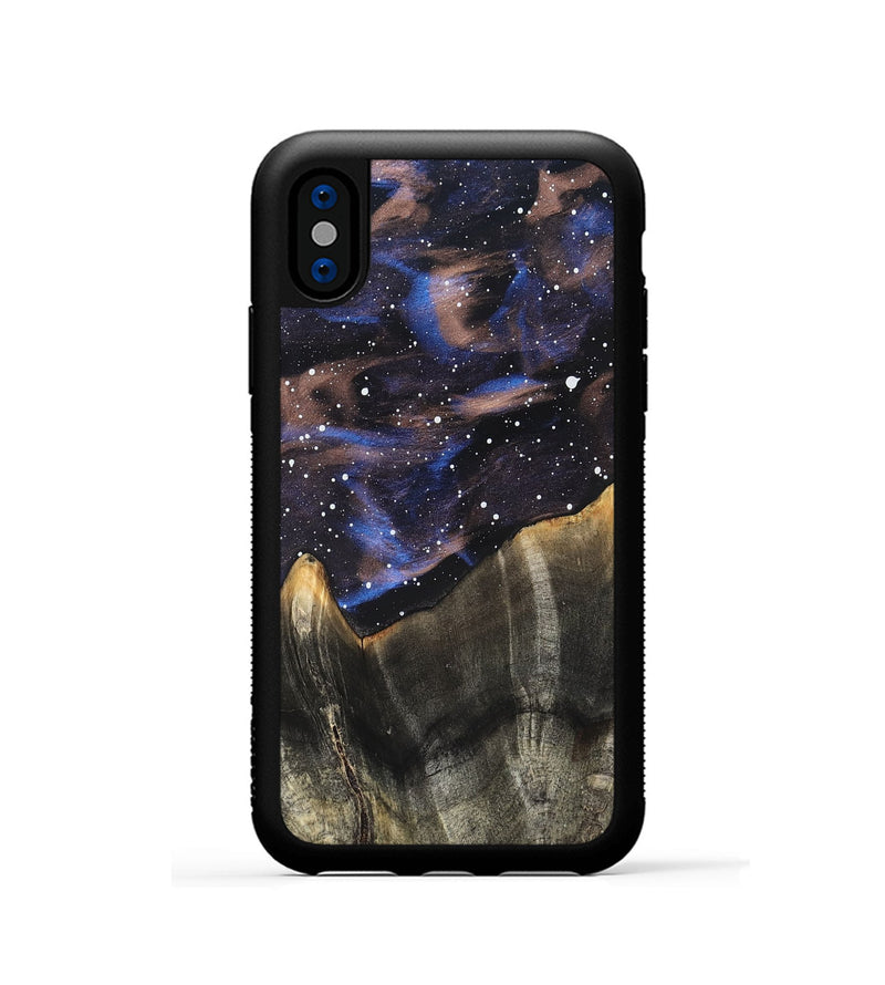 iPhone Xs Wood Phone Case - Lorene (Cosmos, 820070)