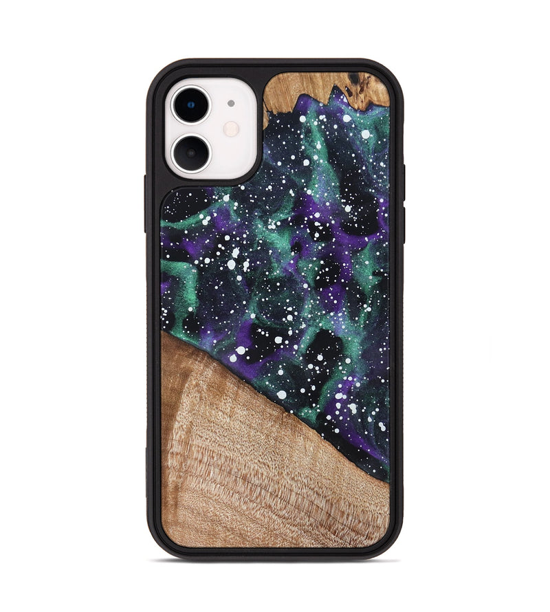 iPhone 11 Wood Phone Case - German (Cosmos, 820072)