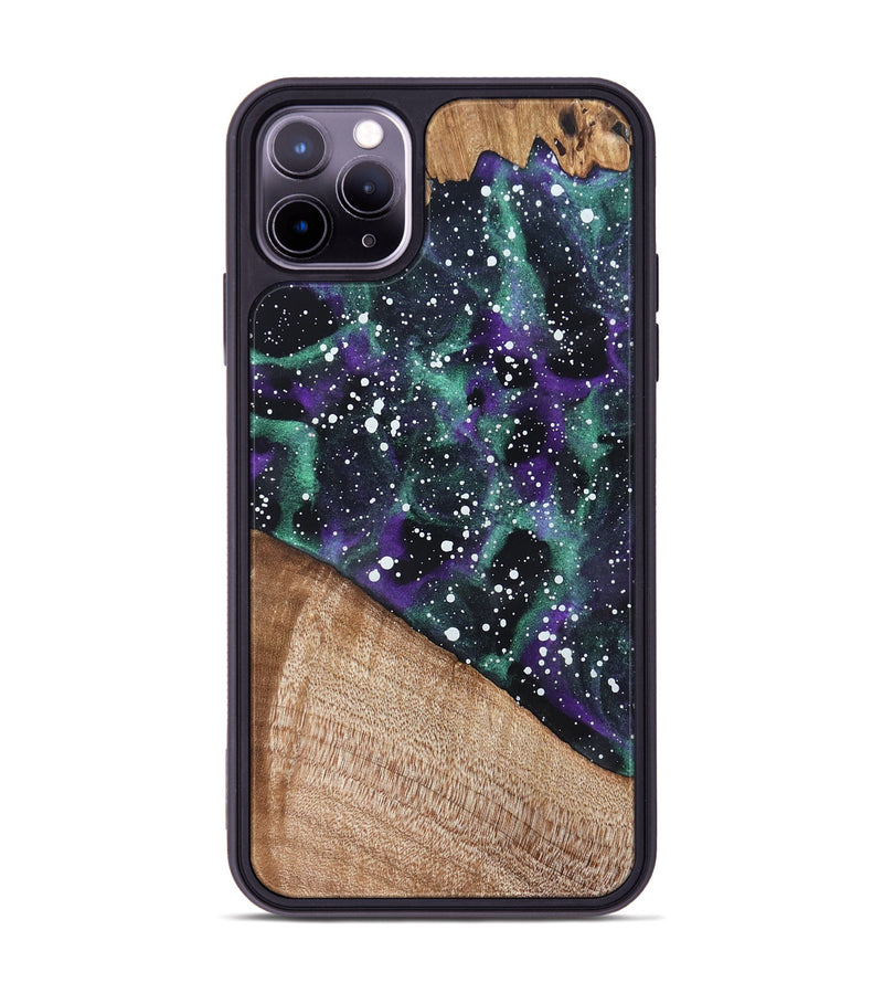 iPhone 11 Pro Max Wood Phone Case - German (Cosmos, 820072)