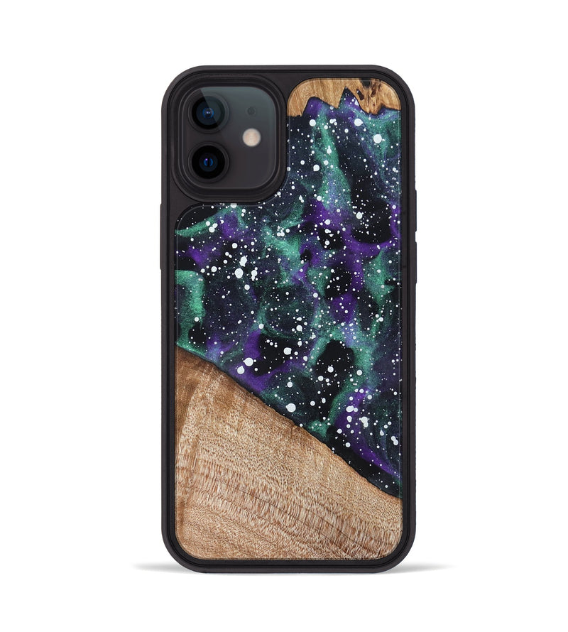 iPhone 12 Wood Phone Case - German (Cosmos, 820072)