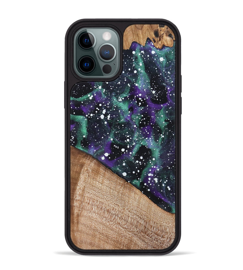 iPhone 12 Pro Max Wood Phone Case - German (Cosmos, 820072)
