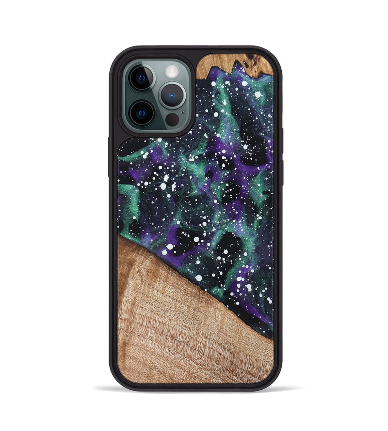 iPhone 12 Pro Wood Phone Case - German (Cosmos, 820072)