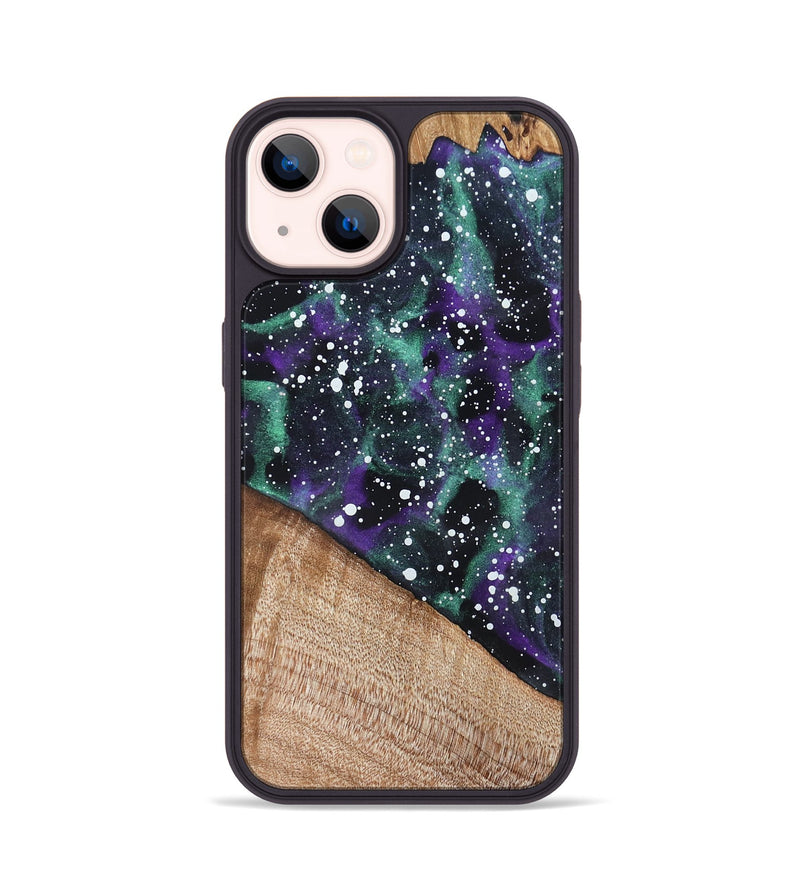 iPhone 14 Wood Phone Case - German (Cosmos, 820072)
