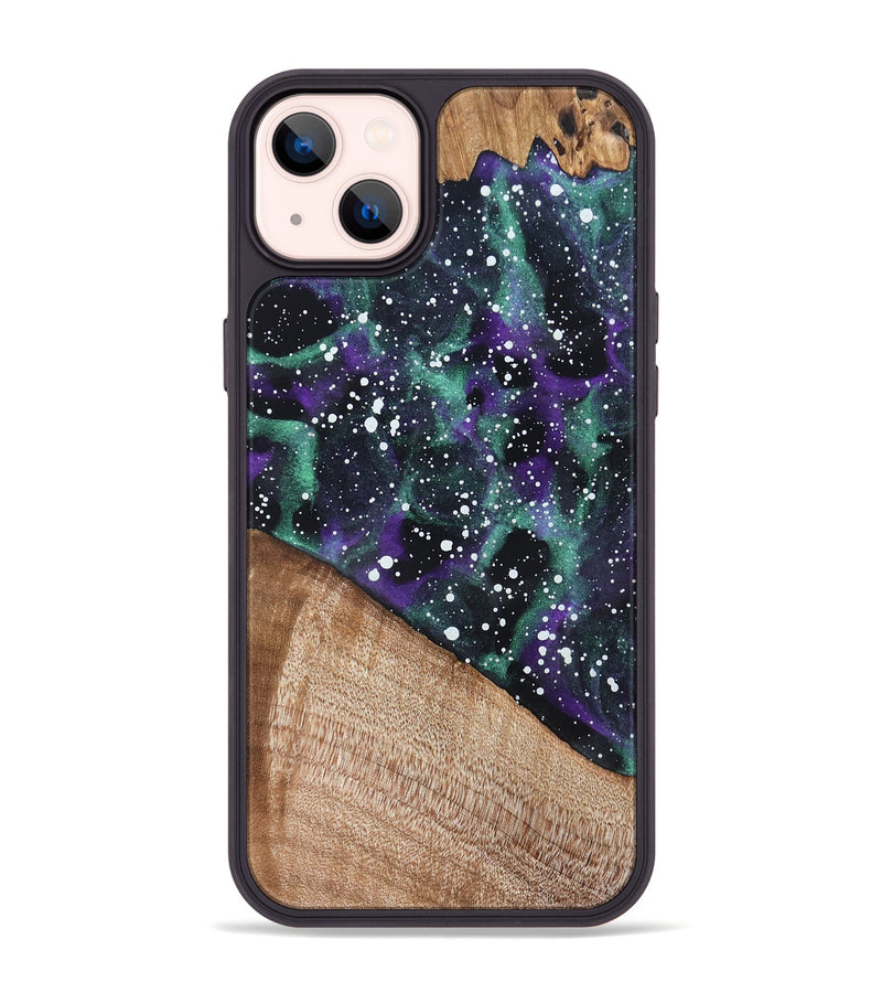 iPhone 14 Plus Wood Phone Case - German (Cosmos, 820072)