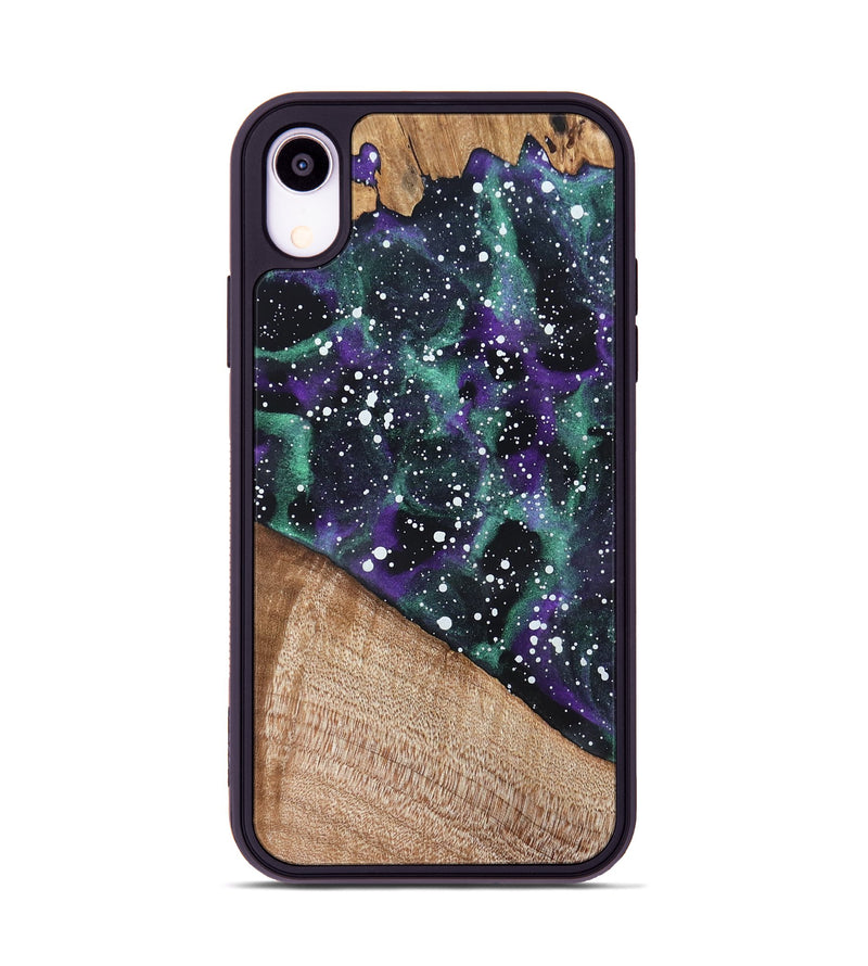 iPhone Xr Wood Phone Case - German (Cosmos, 820072)