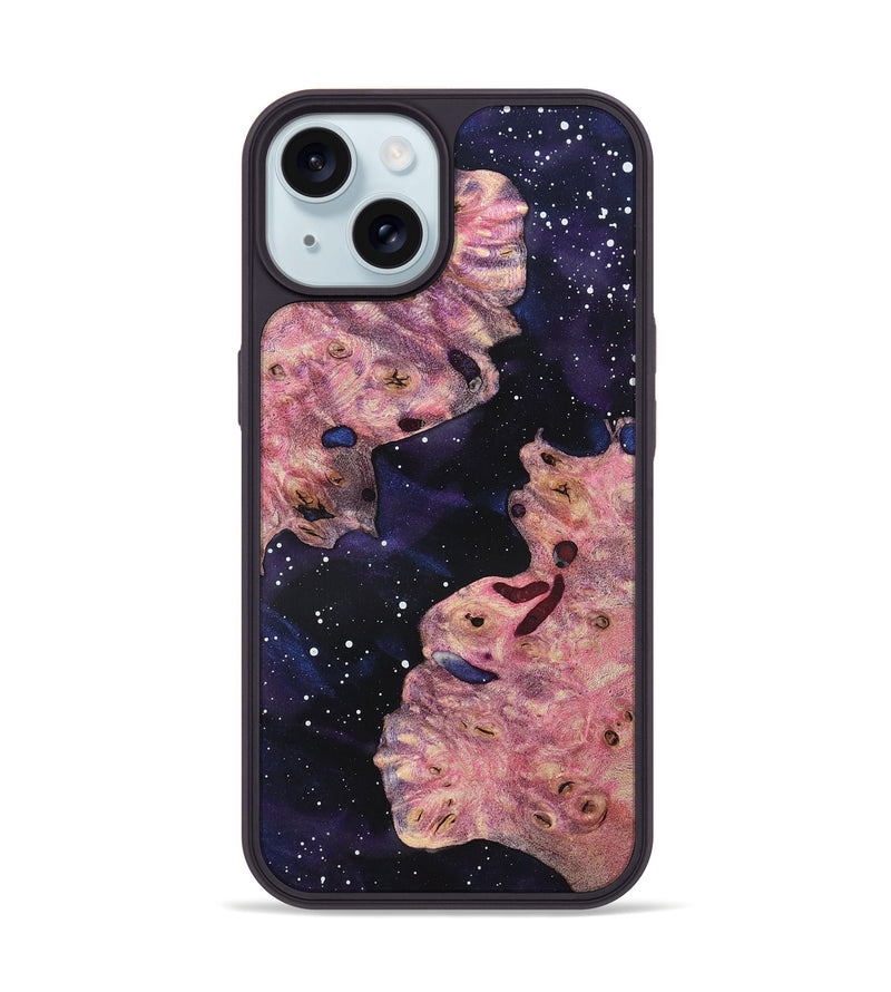 iPhone 15 Wood Phone Case - Omarion (Cosmos, 820073)