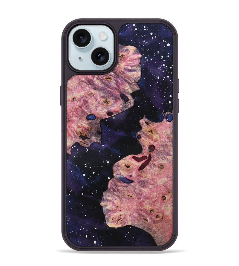 iPhone 15 Plus Wood Phone Case - Omarion (Cosmos, 820073)