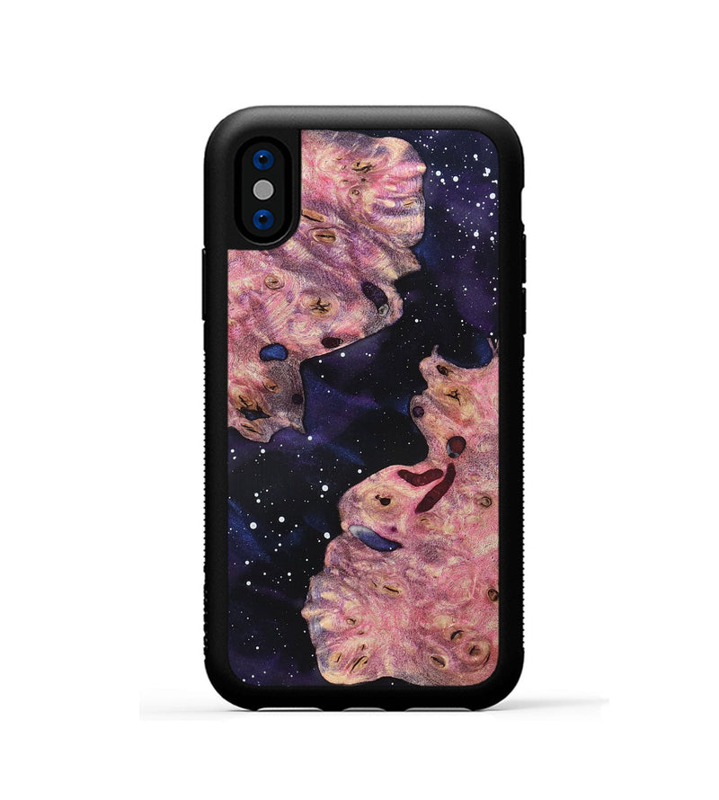 iPhone Xs Wood Phone Case - Omarion (Cosmos, 820073)