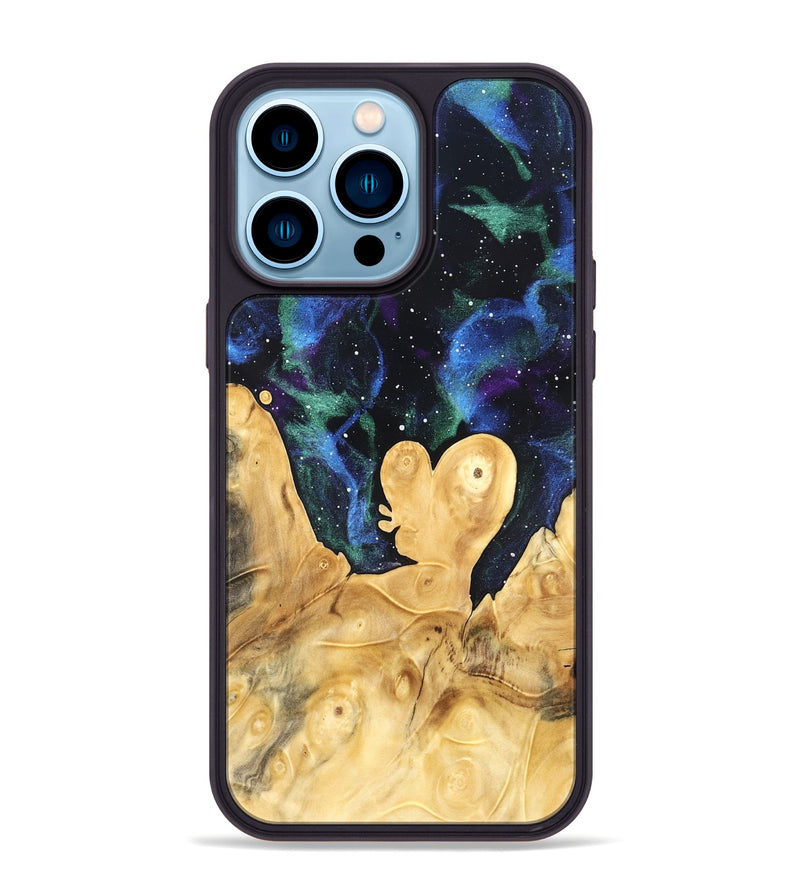 iPhone 14 Pro Max Wood Phone Case - Josue (Cosmos, 820082)