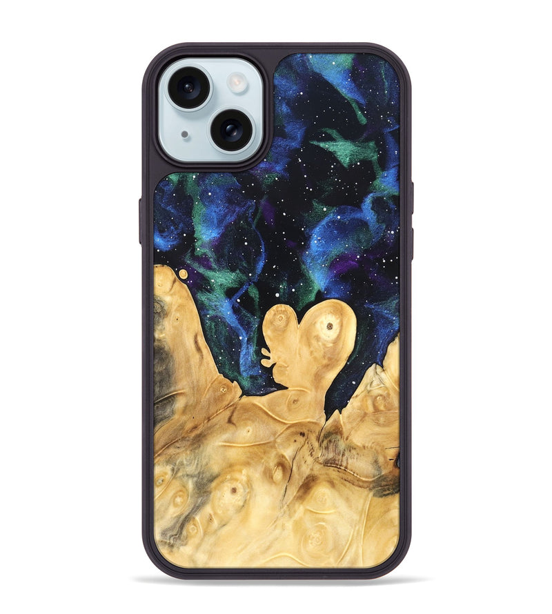 iPhone 15 Plus Wood Phone Case - Josue (Cosmos, 820082)