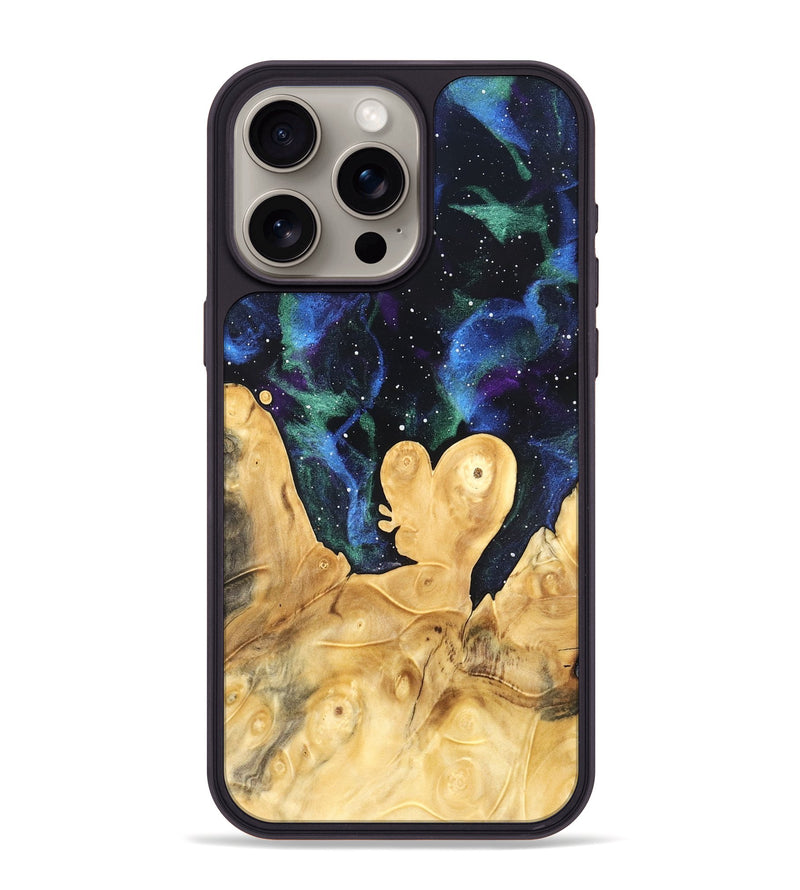 iPhone 15 Pro Max Wood Phone Case - Josue (Cosmos, 820082)