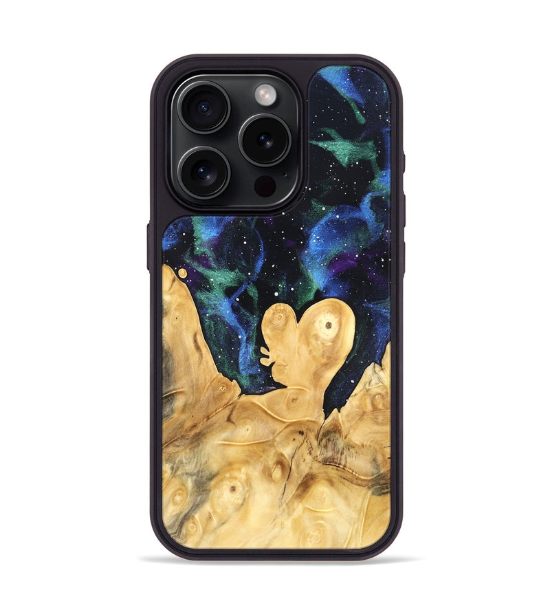 iPhone 15 Pro Wood Phone Case - Josue (Cosmos, 820082)