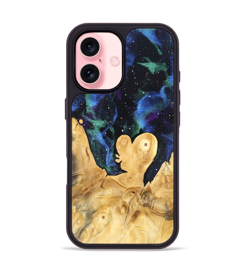 iPhone 16 Wood Phone Case - Josue (Cosmos, 820082)