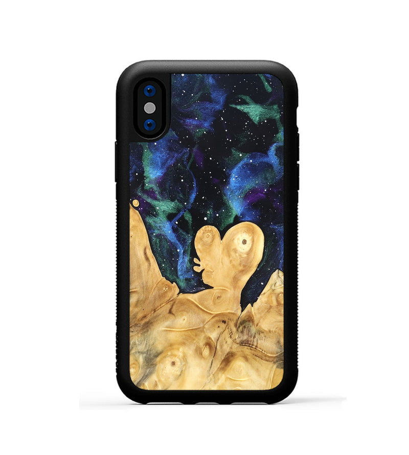iPhone Xs Wood Phone Case - Josue (Cosmos, 820082)