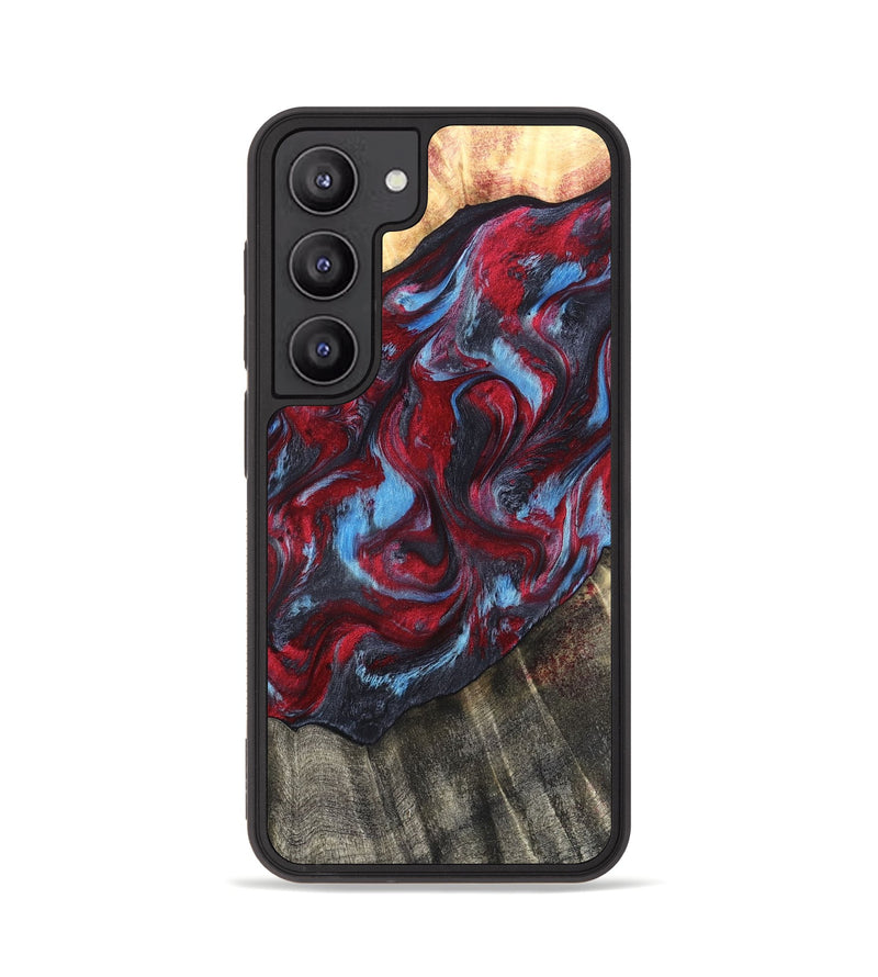 Galaxy S23 Wood Phone Case - Inez (Red, 820084)