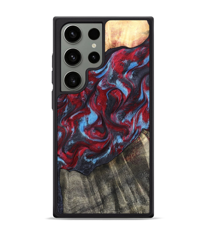 Galaxy S24 Ultra Wood Phone Case - Inez (Red, 820084)
