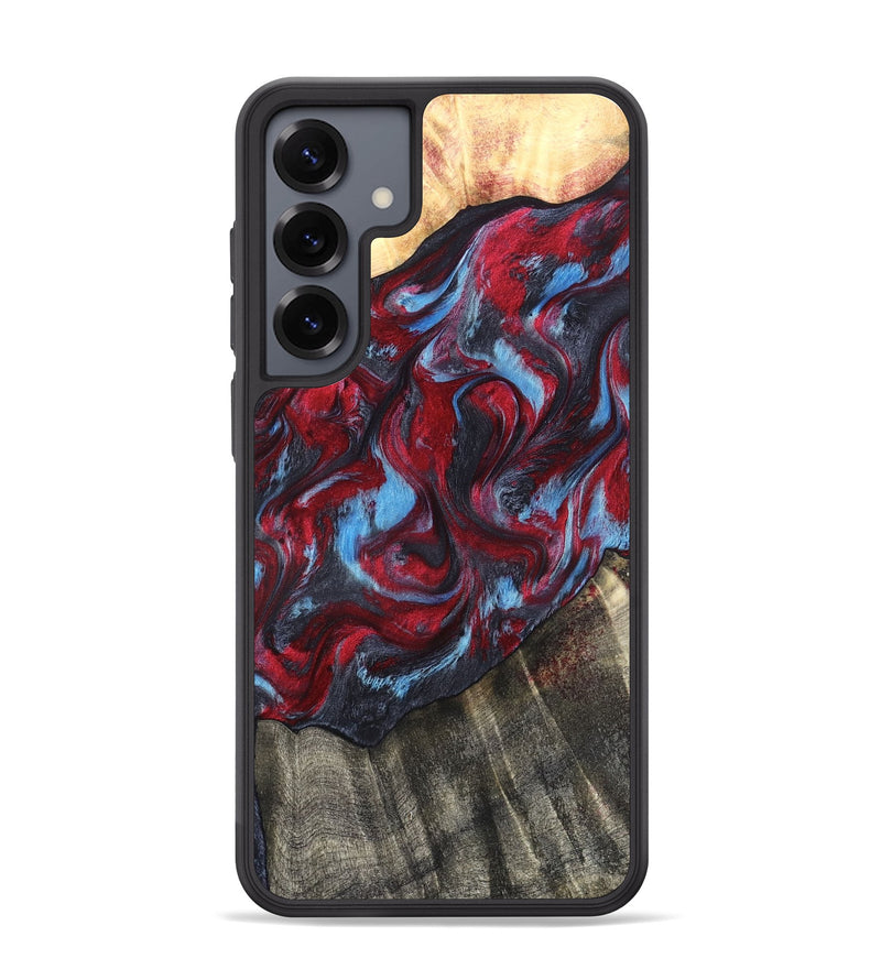 Galaxy S25 Plus Wood Phone Case - Inez (Red, 820084)