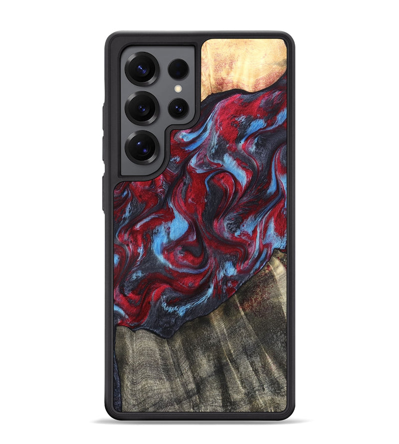 Galaxy S25 Ultra Wood Phone Case - Inez (Red, 820084)