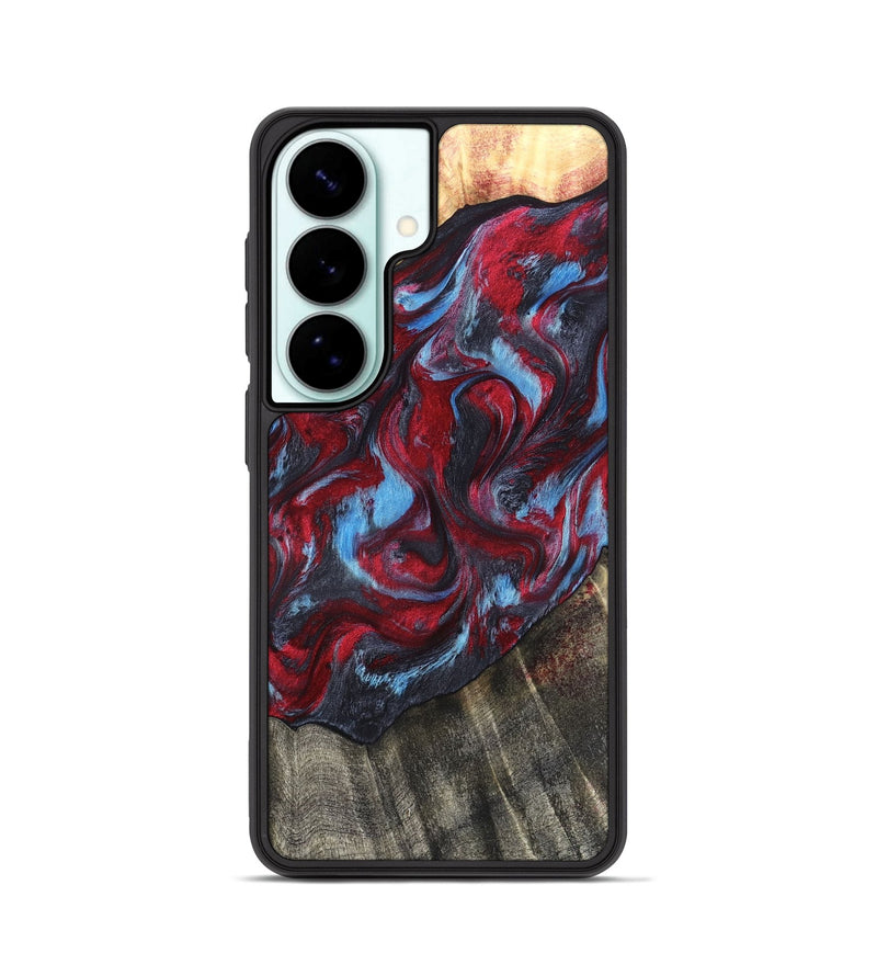 Galaxy S26 Wood Phone Case - Inez (Red, 820084)