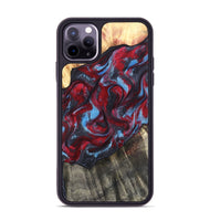 iPhone 11 Pro Max Wood Phone Case - Inez (Red, 820084)