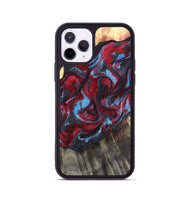 iPhone 11 Pro Wood Phone Case - Inez (Red, 820084)