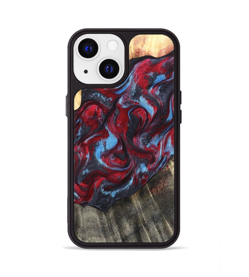 iPhone 13 Wood Phone Case - Inez (Red, 820084)