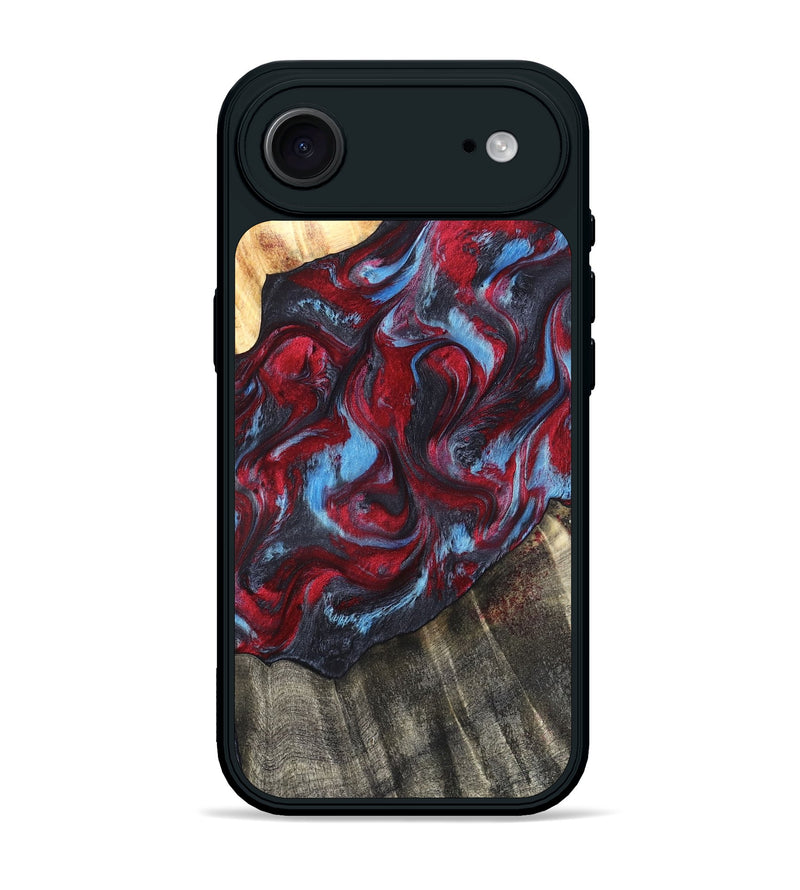 iPhone 17 Air Wood Phone Case - Inez (Red, 820084)