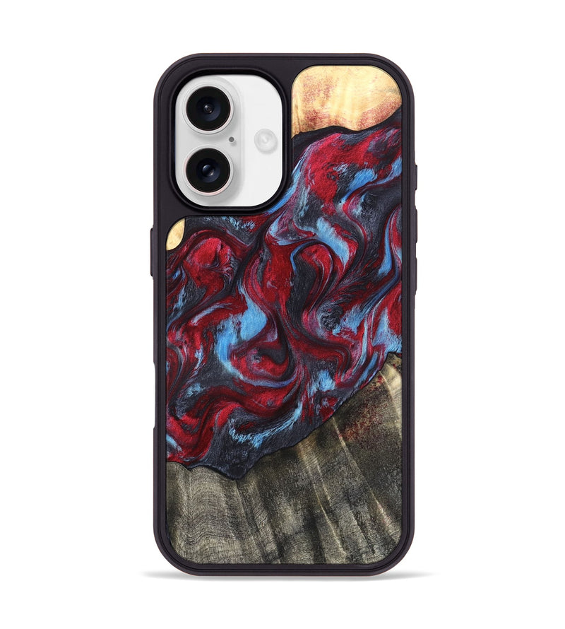iPhone 17 Wood Phone Case - Inez (Red, 820084)