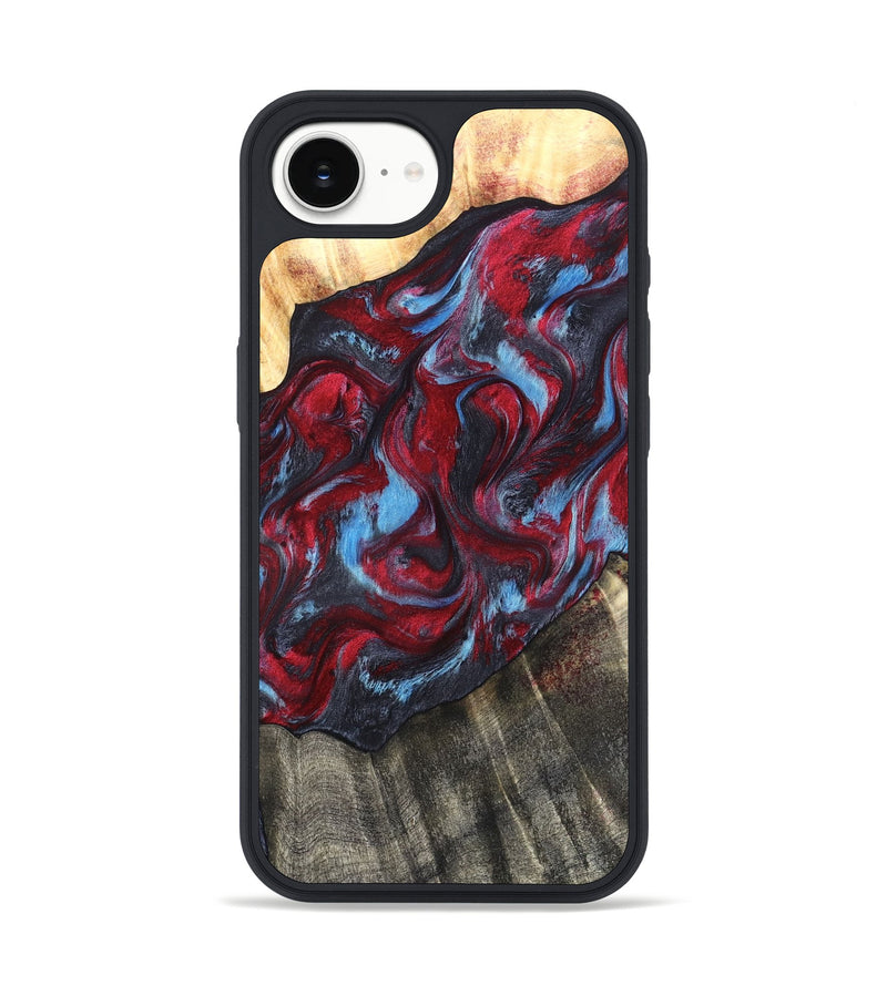 iPhone 17e Wood Phone Case - Inez (Red, 820084)