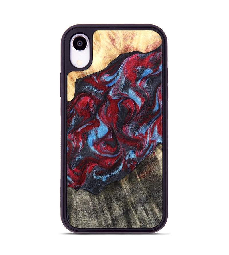 iPhone Xr Wood Phone Case - Inez (Red, 820084)